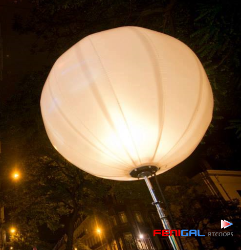 Customizable 220V LED Hanging Inflatable event lighting balloons for Exhibition Decoration