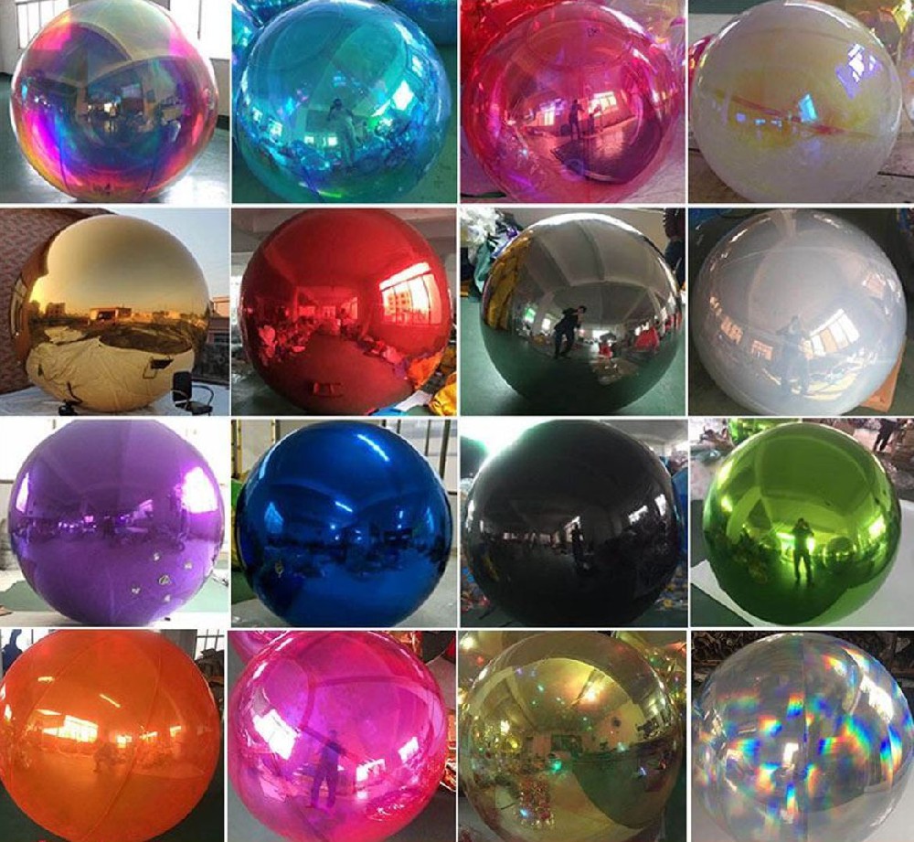 Colorful Inflatable Mirror Balls